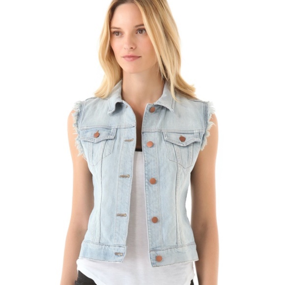 light denim vest